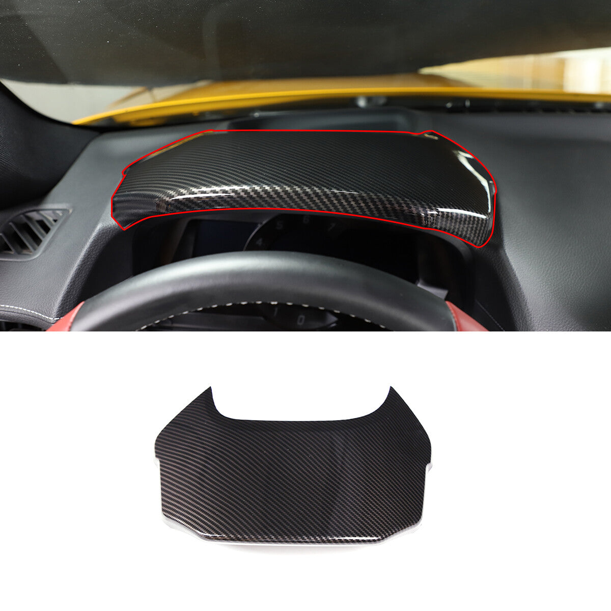 2pcs Car Side Quarter Window Vent Louver Cover for Honda for Civic 2012-2015- v