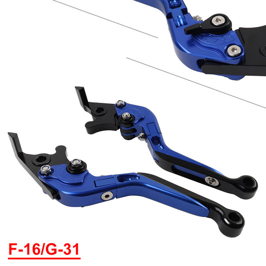 CNC Folding Extendable Brake Clutch Levers for BMW G310R/G310GS 2017-2021 Blue Q