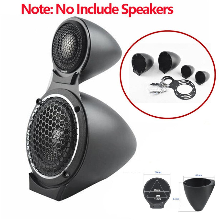 3.5 inch Auto Car Speakers Modified Three-Way Tweeter Bracket Speakers Box Shell Q