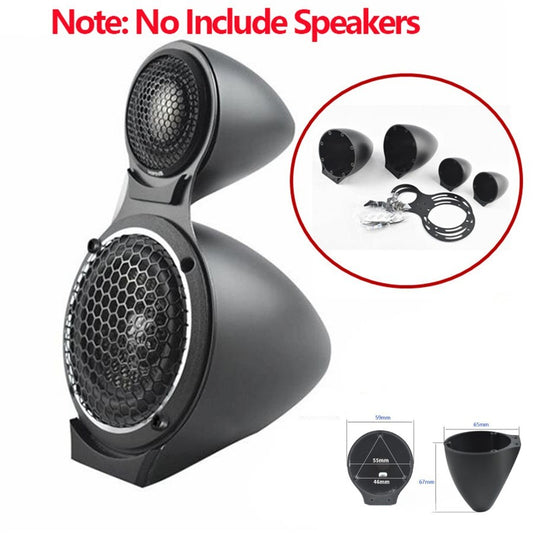 3.5 inch Auto Car Speakers Modified Three-Way Tweeter Bracket Speakers Box Shell Q