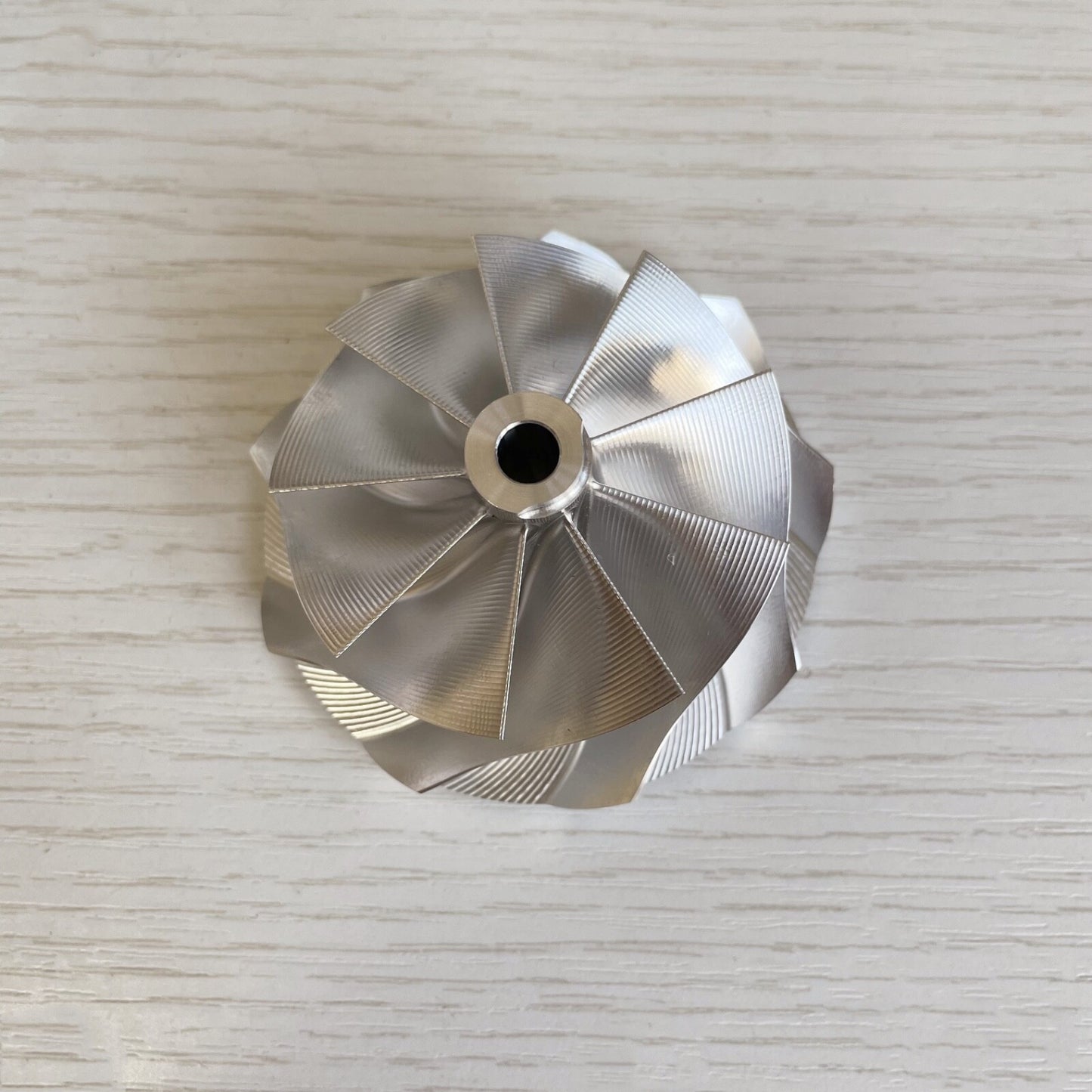 G25-660 Reverse 54.28/67.40 mm 9+0 Insert Point Milling Compressor Wheel