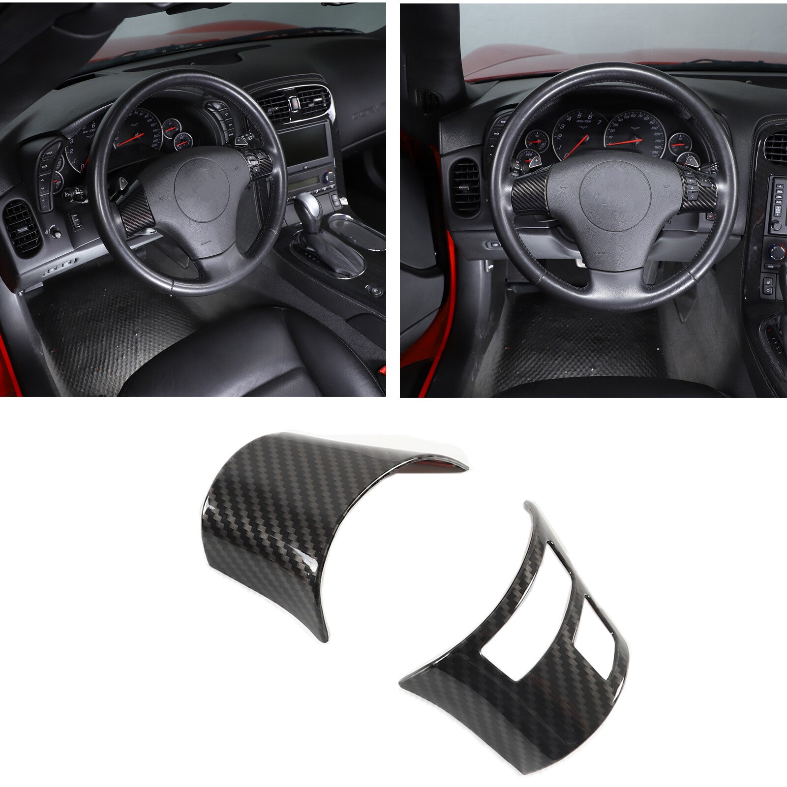 1pcs Carbon Fiber Gear Shift Frame Interior for Chrysler 300 2005-07- v