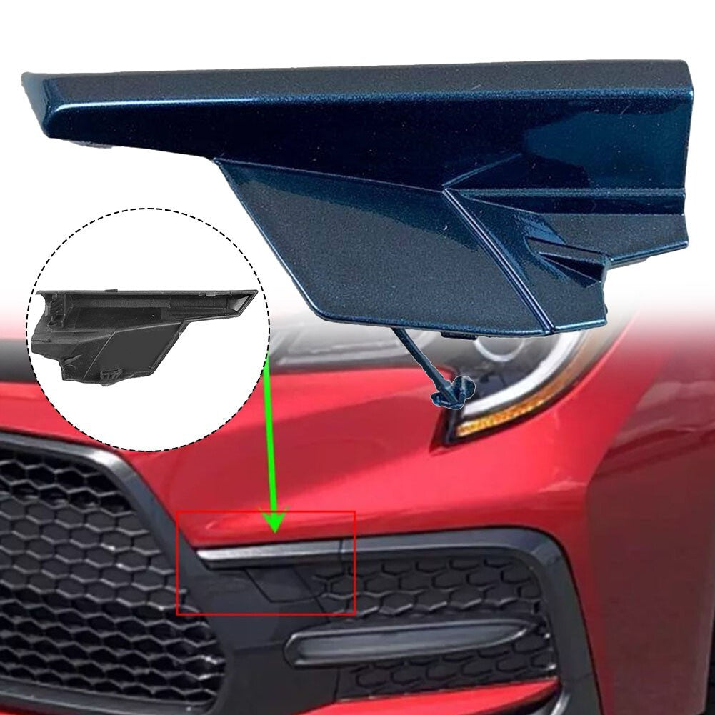 Front Grille Tow Hook Eye Cover Trailer Cap for Corolla SE/XSE 2020 2021 v