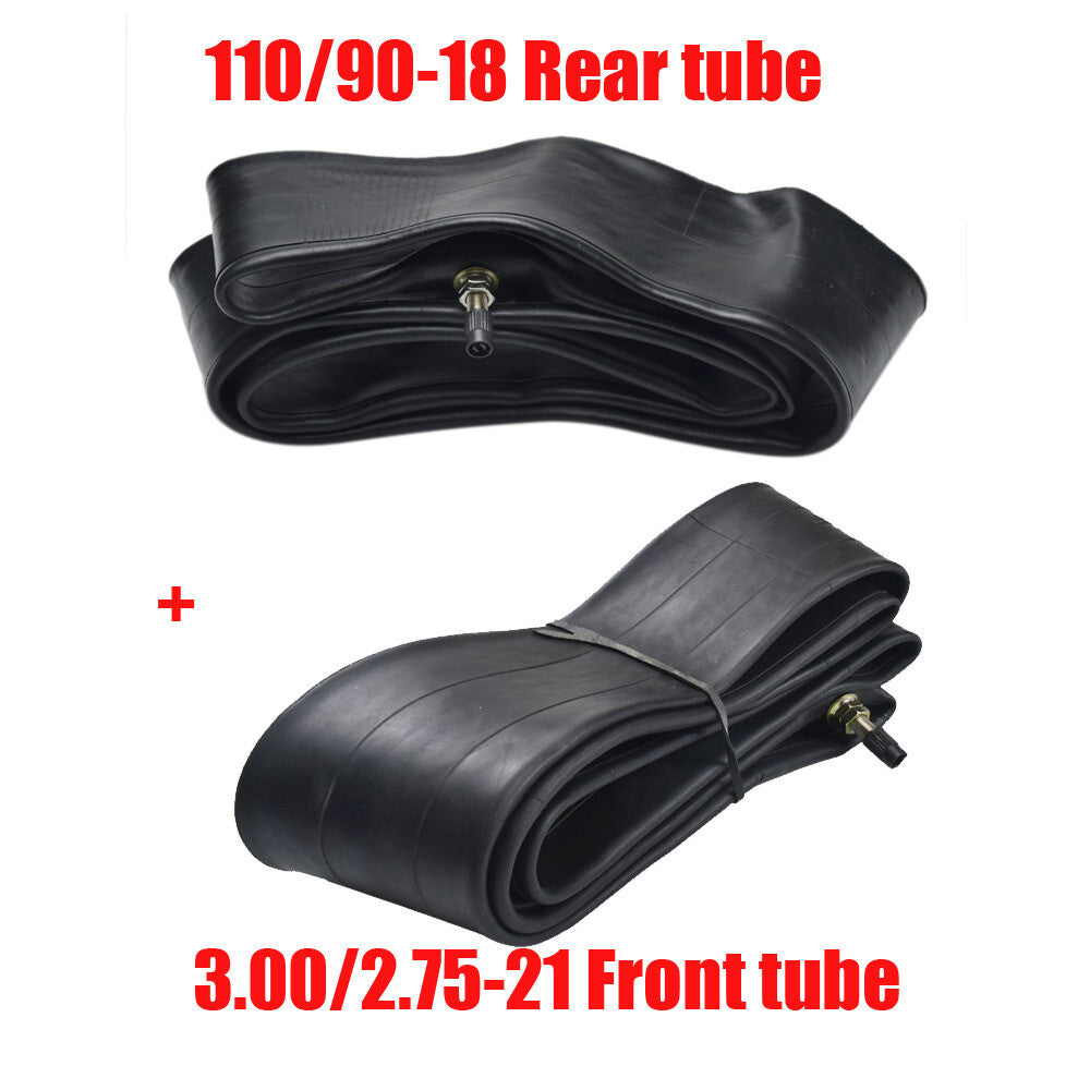 Front 3.00/2.75-21, Rear 110/90-18, Inner Tube Motorcycle/Motocross Bike