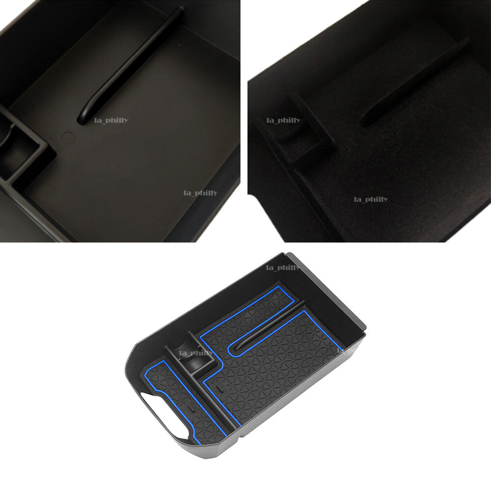 Blue for Toyota RAV4 19-2020 BOX Center Console Organizer Holder ABS Accessories Q