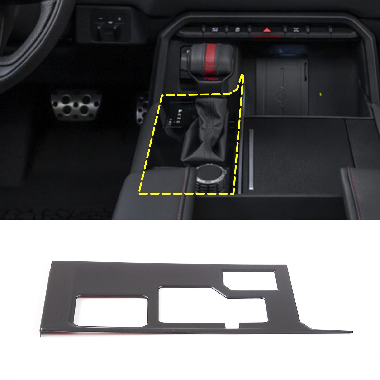 Black Carbon Window Center Column Panel Decal Trim for Subaru WRX 2022-23- v