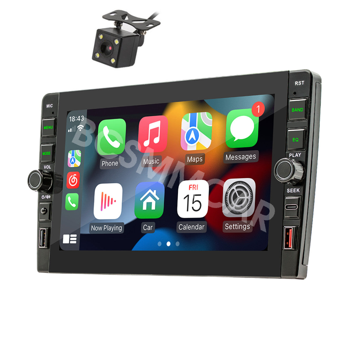 8in Android 12 For Apple Carplay Car Stereo Radio GPS Wifi 2 Din Backup Camera