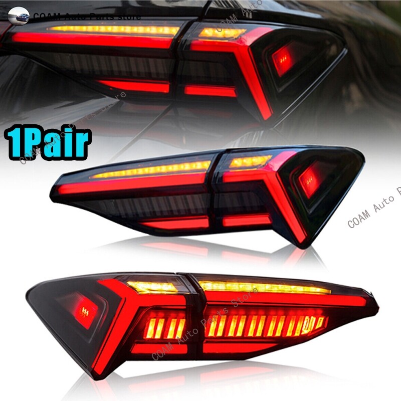 Package includes LED smoke taillights with center-mounted taillights for Toyota for Avalon 2019-2021.