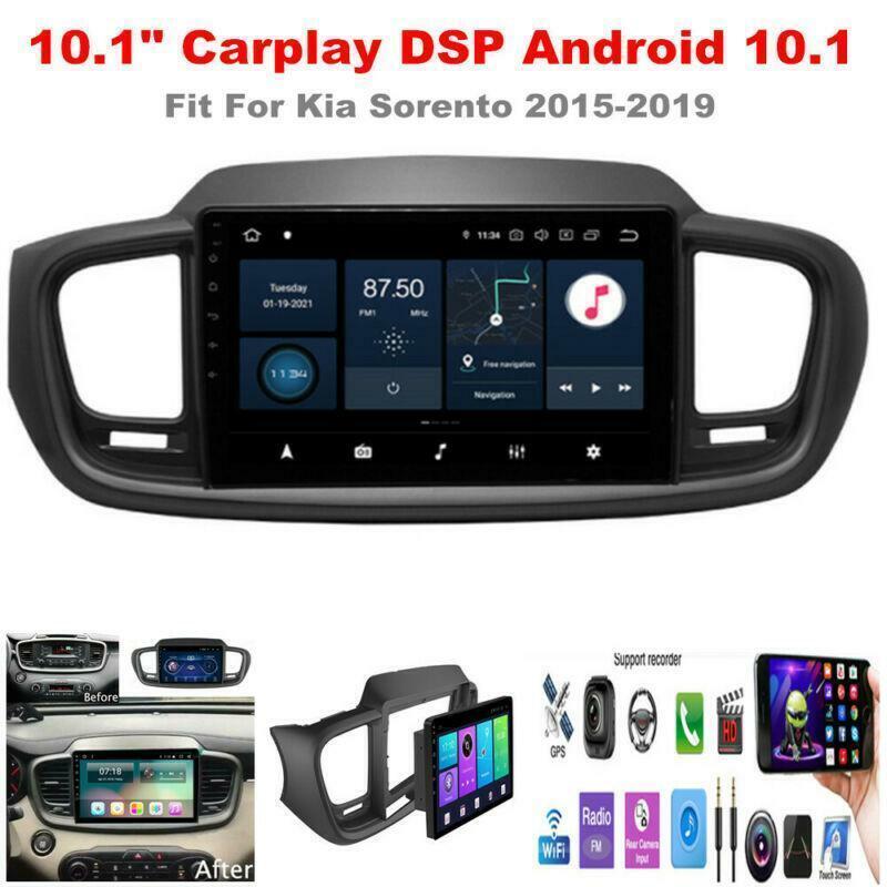 Carplay DSP Android 10.1 Radio Stereo GPS 10.1 Navigation 15-18 for Kia Sorento