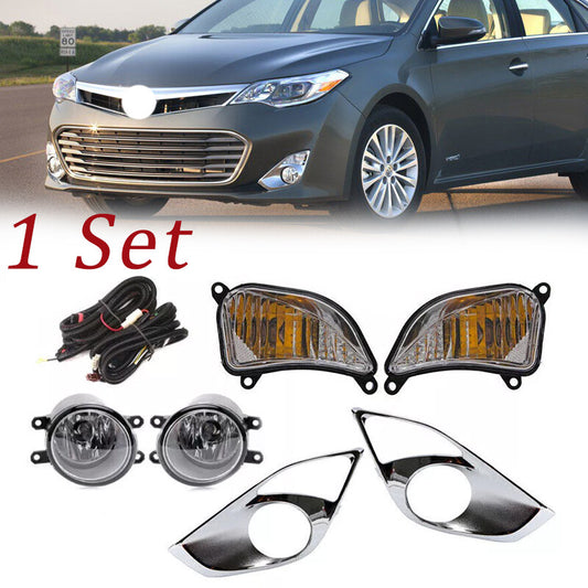Front Fog Lamp+Turn Signal Light+Lamp cover Set for Toyota for Avalon 2013 2014 2015