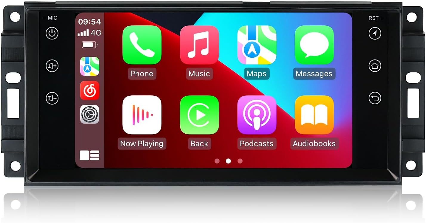 Compatible with for Dodge Grand Caravan 2008 - 2020 CarPlay Android 13 GPS Car Radio Stereo FM AHD