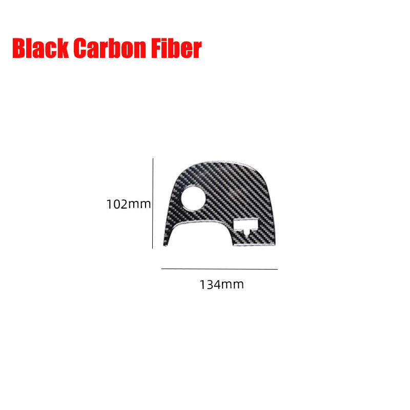 Carbon fiber car traction control panel decorative sticker for Corvette C5- n