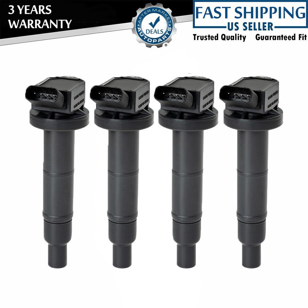 4Pack Ignition Coil Plug for Camry for Toyota RAV4 L4 2.4L 2002 2003 2004 2005 UF333