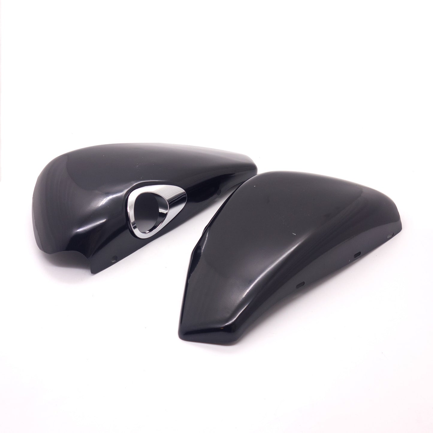 Metal Black Side Oil Tank Battery Cover for Harley Sportster XL883 2004-2013 Q