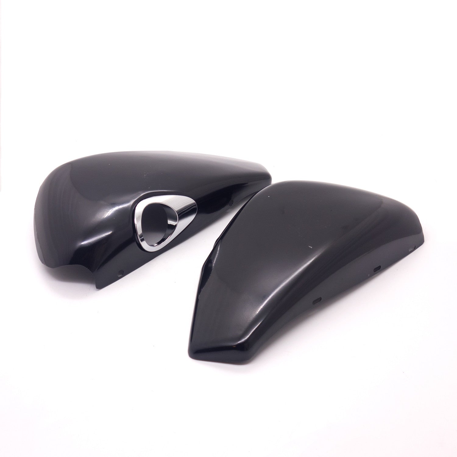 Metal Black Side Oil Tank Battery Cover for Harley Sportster XL883 2004-2013 Q