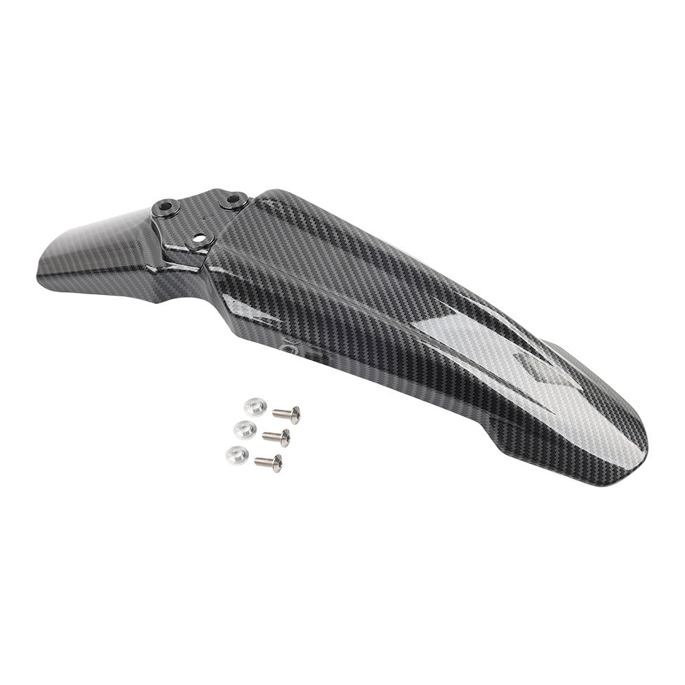 Dirt Bike Front Mudguard Protector Carbon Fiber Black For Sur-Ron S/X