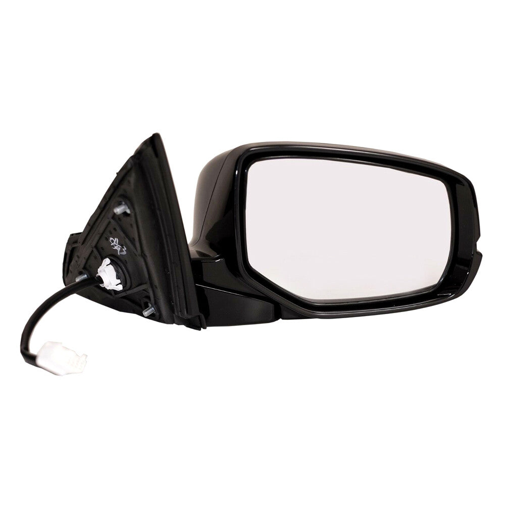 Side mirror right, suitable for 13-17 for Honda Accord power indicator light, heated, black, 8-wire R- n