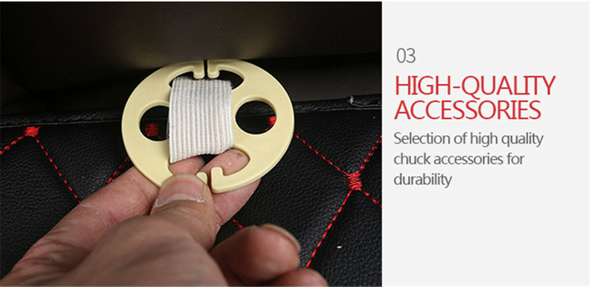 Rear Back Car for Seat Cover Protector PU Leather Mat Auto Chair Cushion Accessories