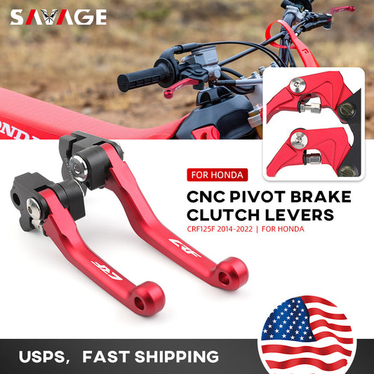 CNC Pivot Brake Clutch Levers for HONDA CRF125F 2014-2026 2021 2019 CRF 125FB Q