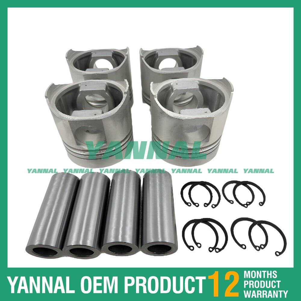 4-piece YN33GBZ piston kit for Yunni engine spare parts -