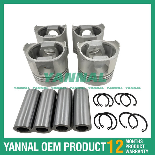 4-piece YN33GBZ piston kit for Yunni engine spare parts -