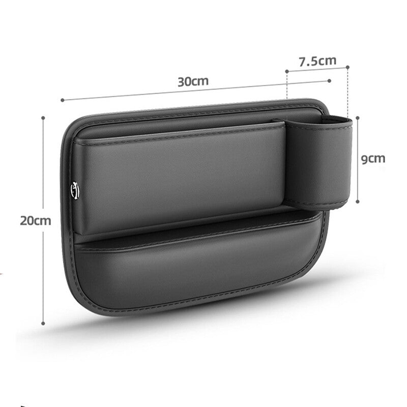 2-Pack Car for Seat Gap Filler Storage Box, Console for Seat Side Storage Box with Cup Holder n