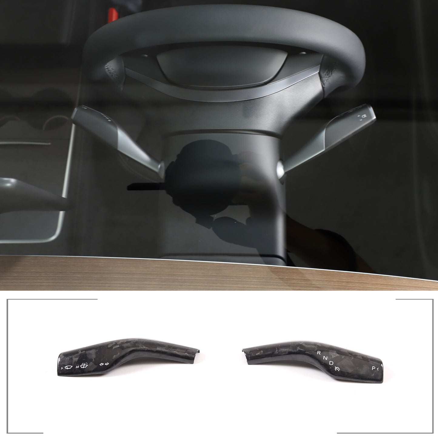 for Honda Pilot Front Fog Light Stripe Trim + Lampshade Trim Kit 2019 - 2021- v