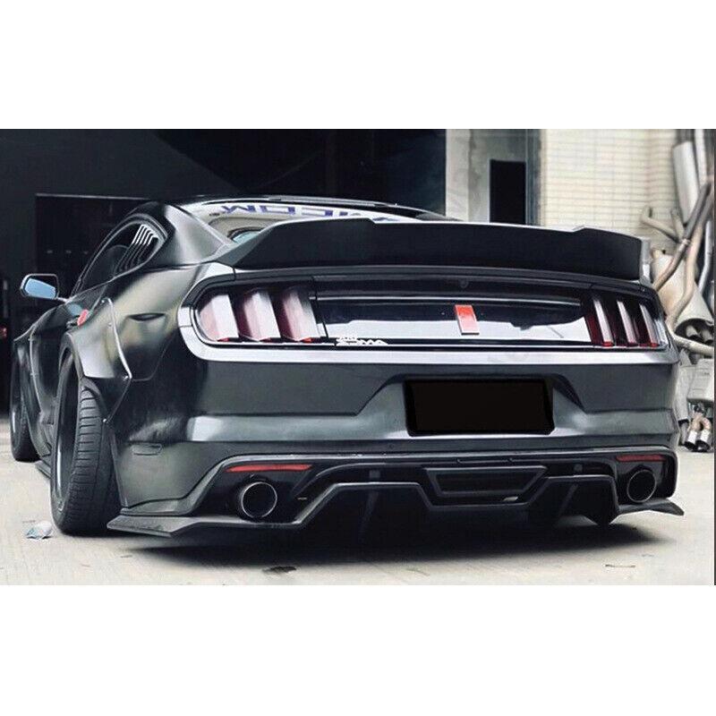 Carbon fiber is suitable for 2015-2023 for Ford for Mustang GT MD style HIGHKICK TRUNK SPOILER WING