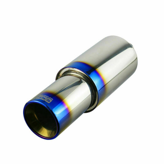 Exhaust Silencer 2 ID 4 OD High Flow 5 Body Exhaust Muffler 500mm long tip