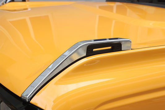 for ford  Bronco 2021-2023 Engine Hood Hinge Cover Decor Trim ABS Chrome