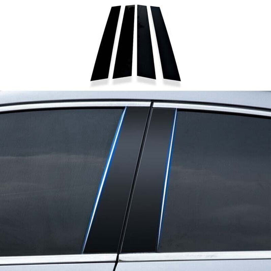 Piano Black Pillar Posts Door Window Molding Strip Trims for Honda HR-V 16-2022