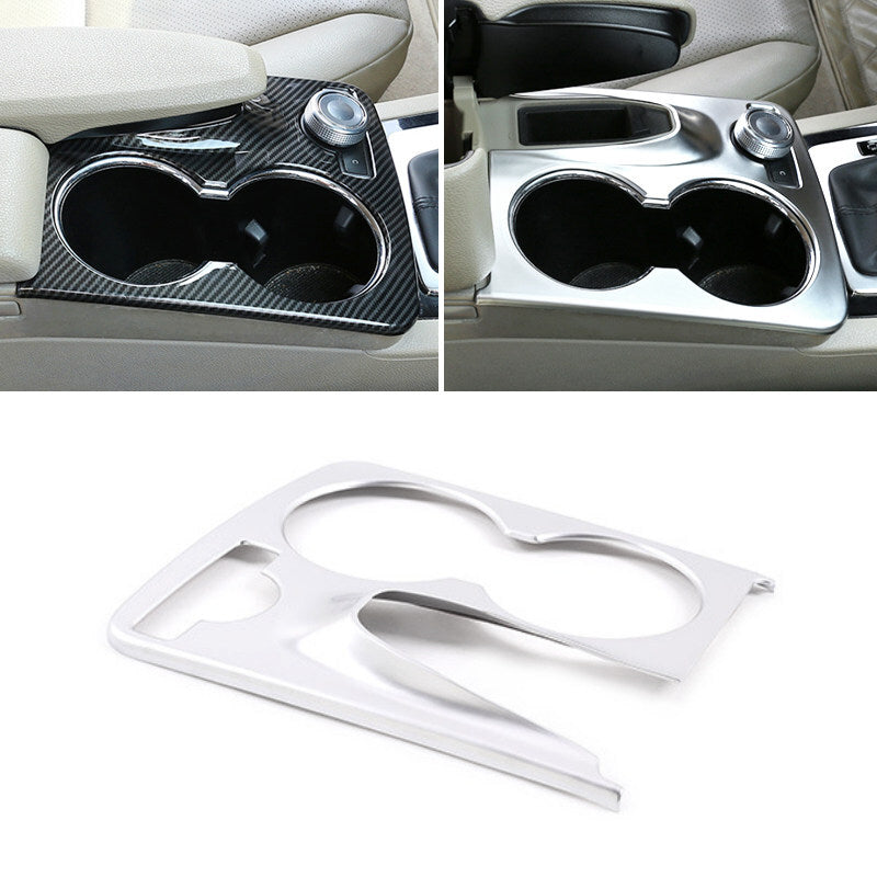 Chrome center gear shift lever cup holder protective cover for GLK 2008- n