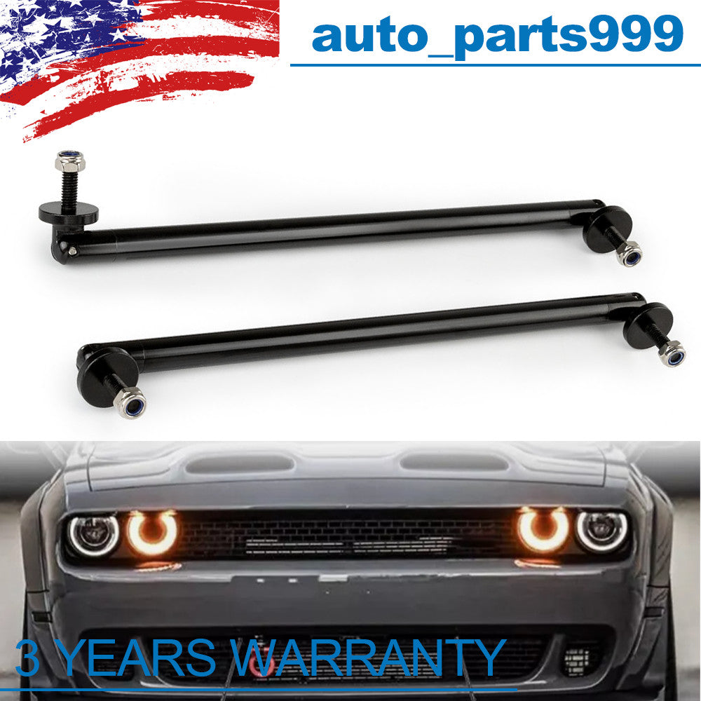 2 Black Adjustable Front Bumper Lip Separator Strut Support Rod Boiler- n
