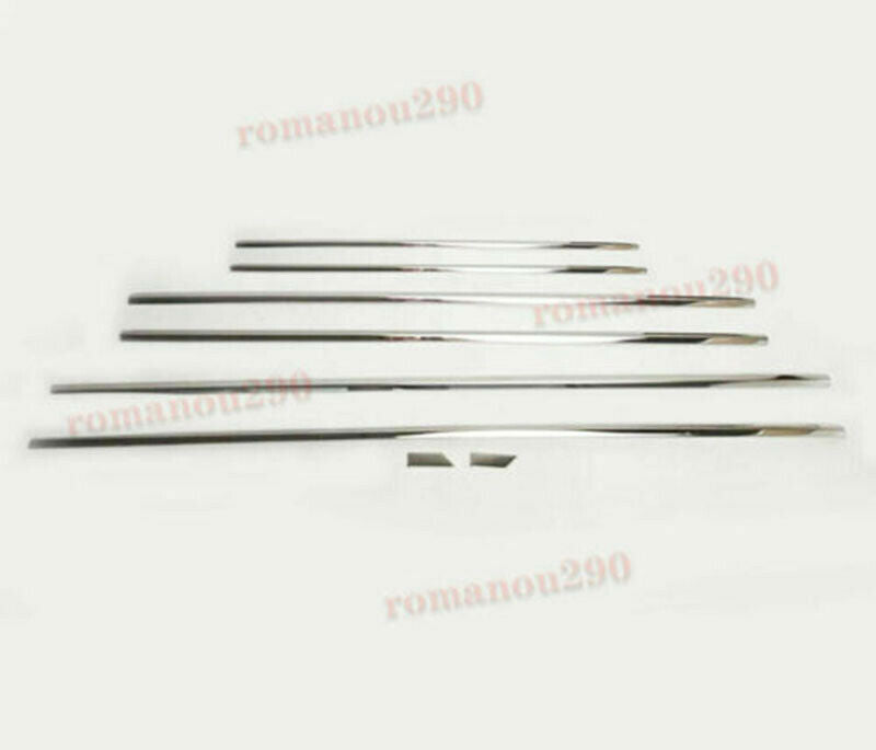 for Toyota for Sienna 2021-23 Chrome Steel Side Window down Cover Strip Molding Trim