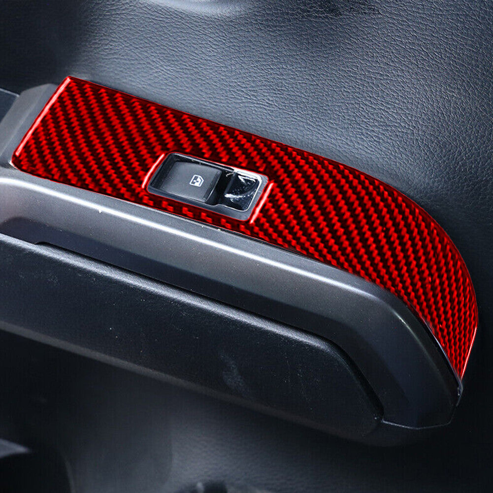 Carbon Fiber Front Reading Light Panel Cover Trim For Rogue 2014-2016 v