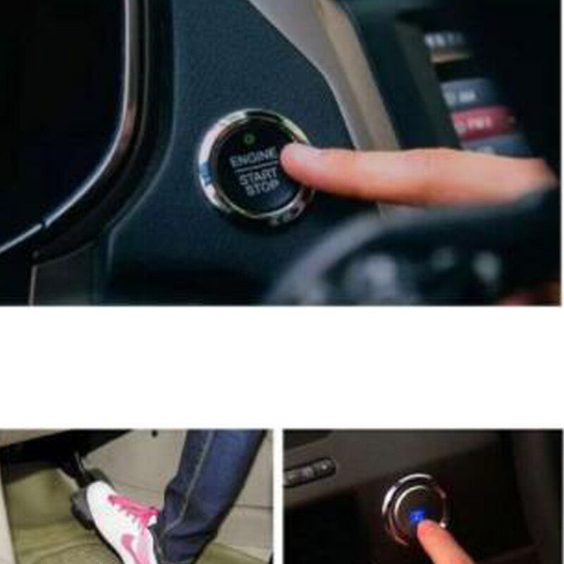 US Keyless Entry Engine Start/Stop Alarm System Push Button Remote Starter Set v