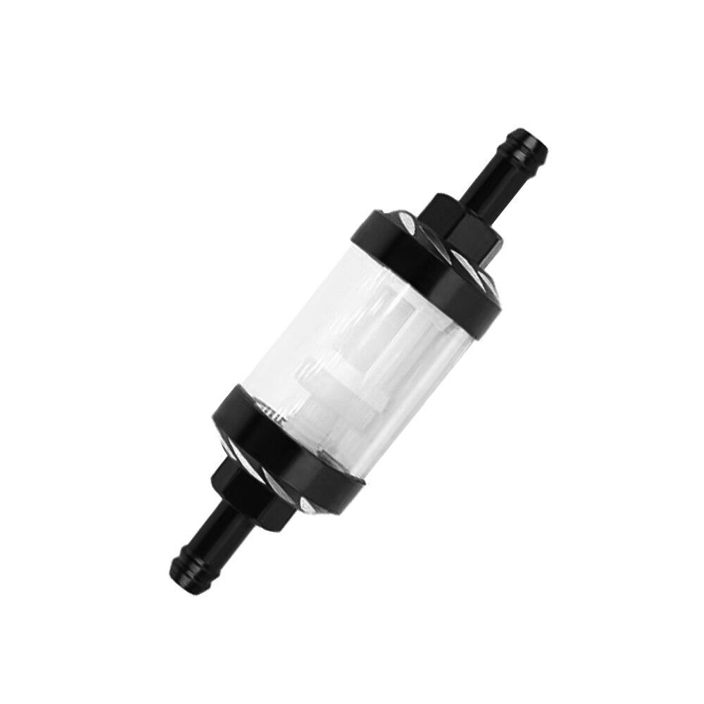 8mm CNC Red Petroleum Gasoline Fuel Line Filter for Off-Road Bikes and Motorcycles Q