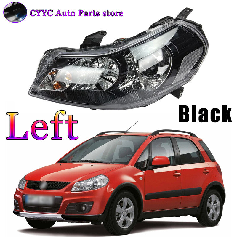 1Pcs for Suzuki SX4 2006-2012 Left Black Type Front Driving Head Light