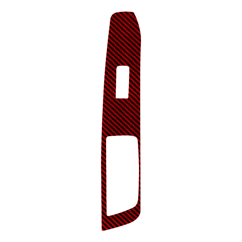 Red Carbon Fiber Upper Glove Box Accent Trim For Silverado for GMC for SIERRA 2014-2018 v