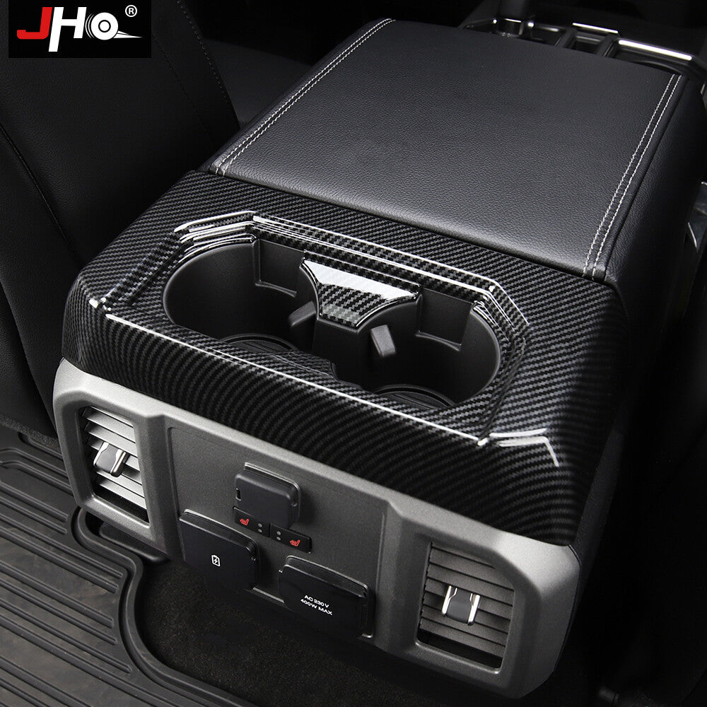 Rear Water Cup Holder Panel Cover Trim for Ford F150 Series LTD 2017-2020