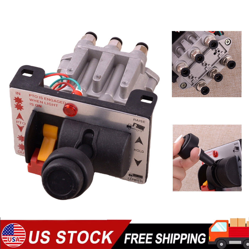 For Dump Truck Control Valve Six Air Pipe Connector with PTO Switch US
