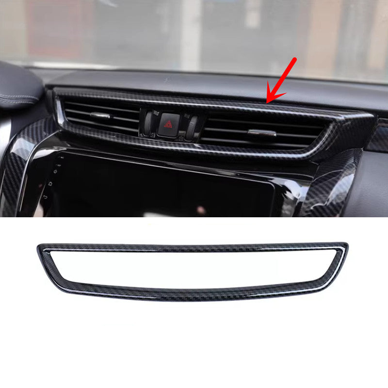 For Murano 2015-2024 Dashboard center Air Vent Trim Carbon fiber Kit v