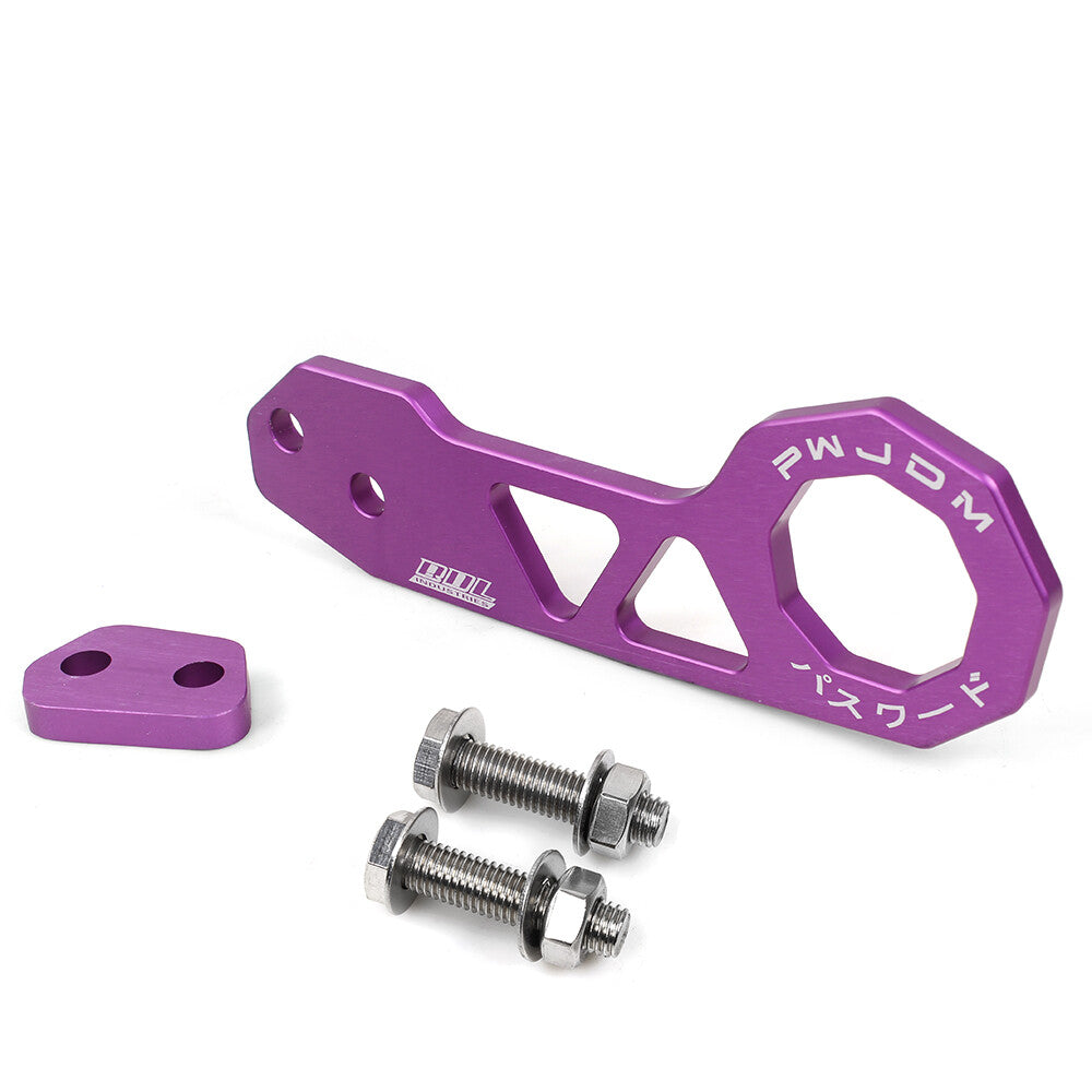 2 INCH CNC Anodized Billet Aluminum Racing Rear Tow Hook Kit for Honda Q