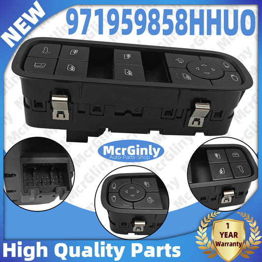 Left Master Power Window Switch 16-pin for Panamera for Cayenne 971959858HHHUO- n