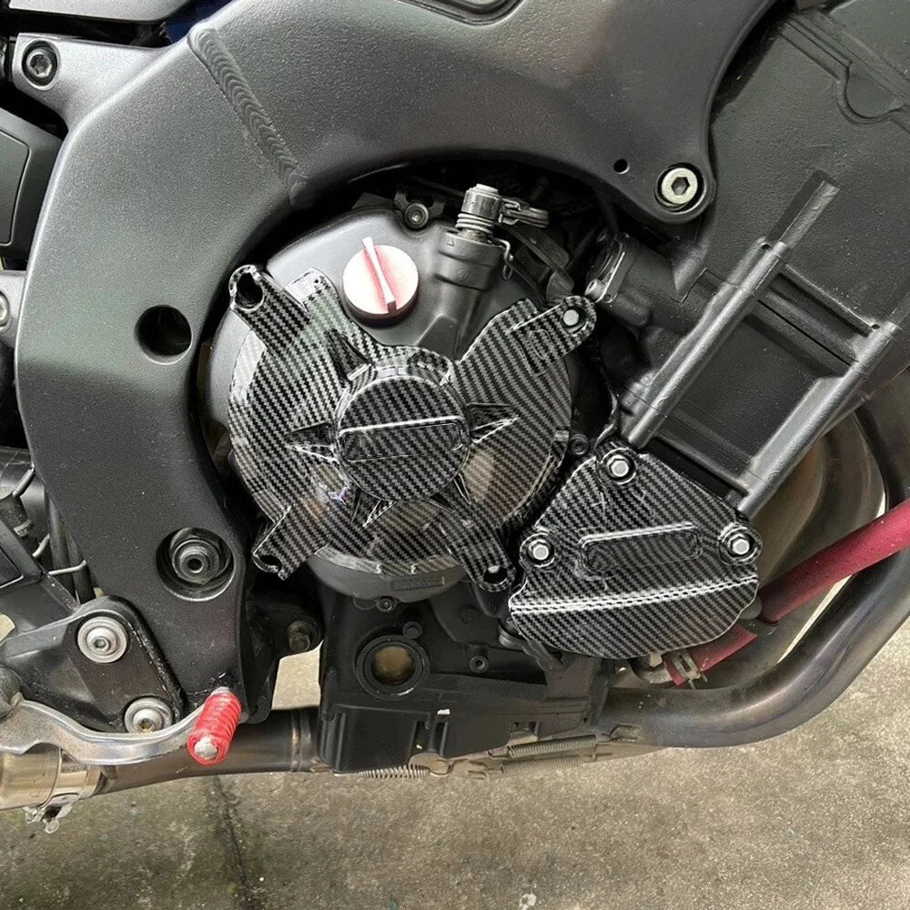 Carbon Fiber Engine Protection Cover for Yamaha FZ8 FZ1 Q
