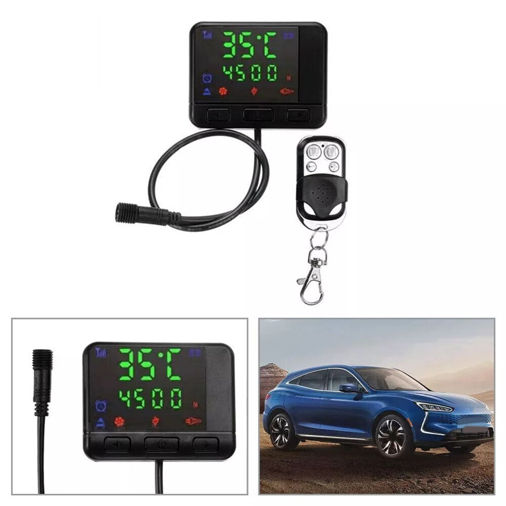 LCD Monitor Controller Switch & Remote Control For Car Air Diesel Parking Heater v