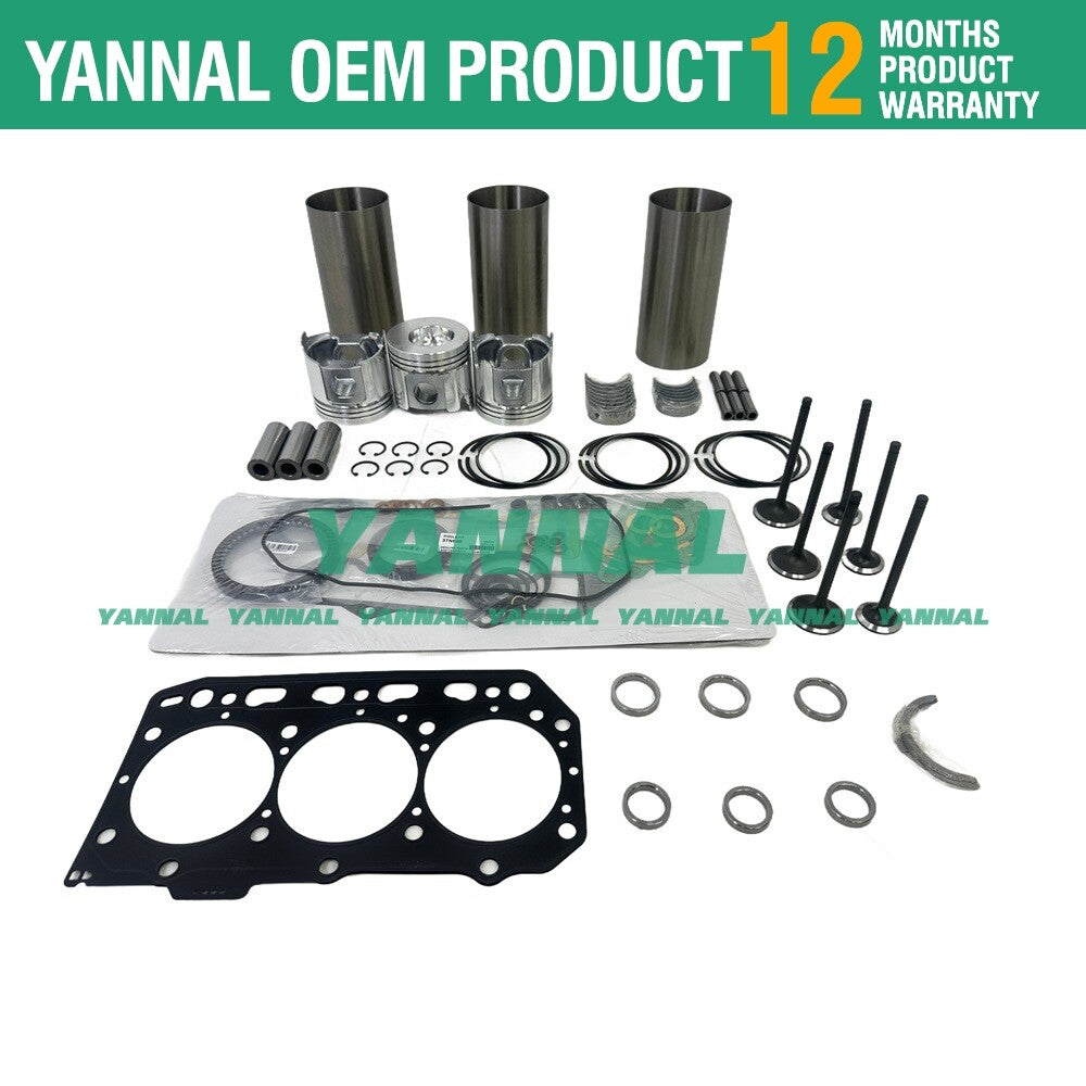 Overhaul and rebuild kit for 3TNV88 and Hitachi ZX35U-2 TAKEUCHI TB135 TB235 -