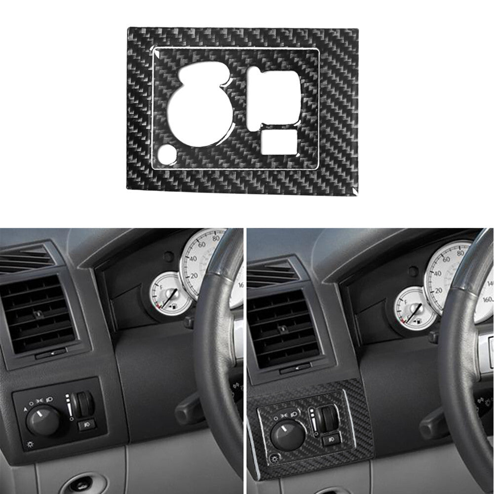 for Audi A4 2017-2019 Red Carbon Fiber Driver Storage Box Decorative Cover Trim v