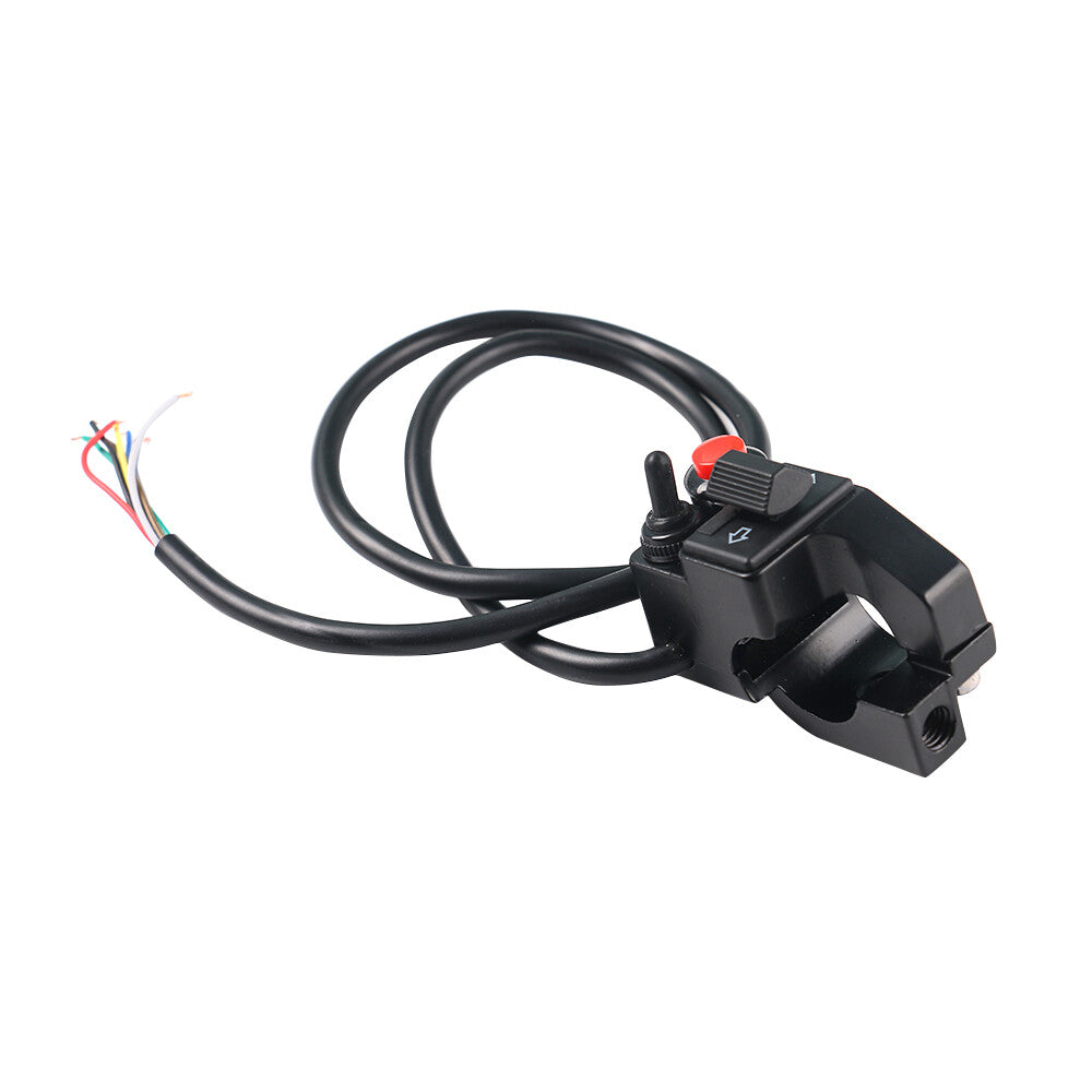 Motorcycle Handlebar Horn Turn Signal Light Total Control Switch Assembly 12V DC Q