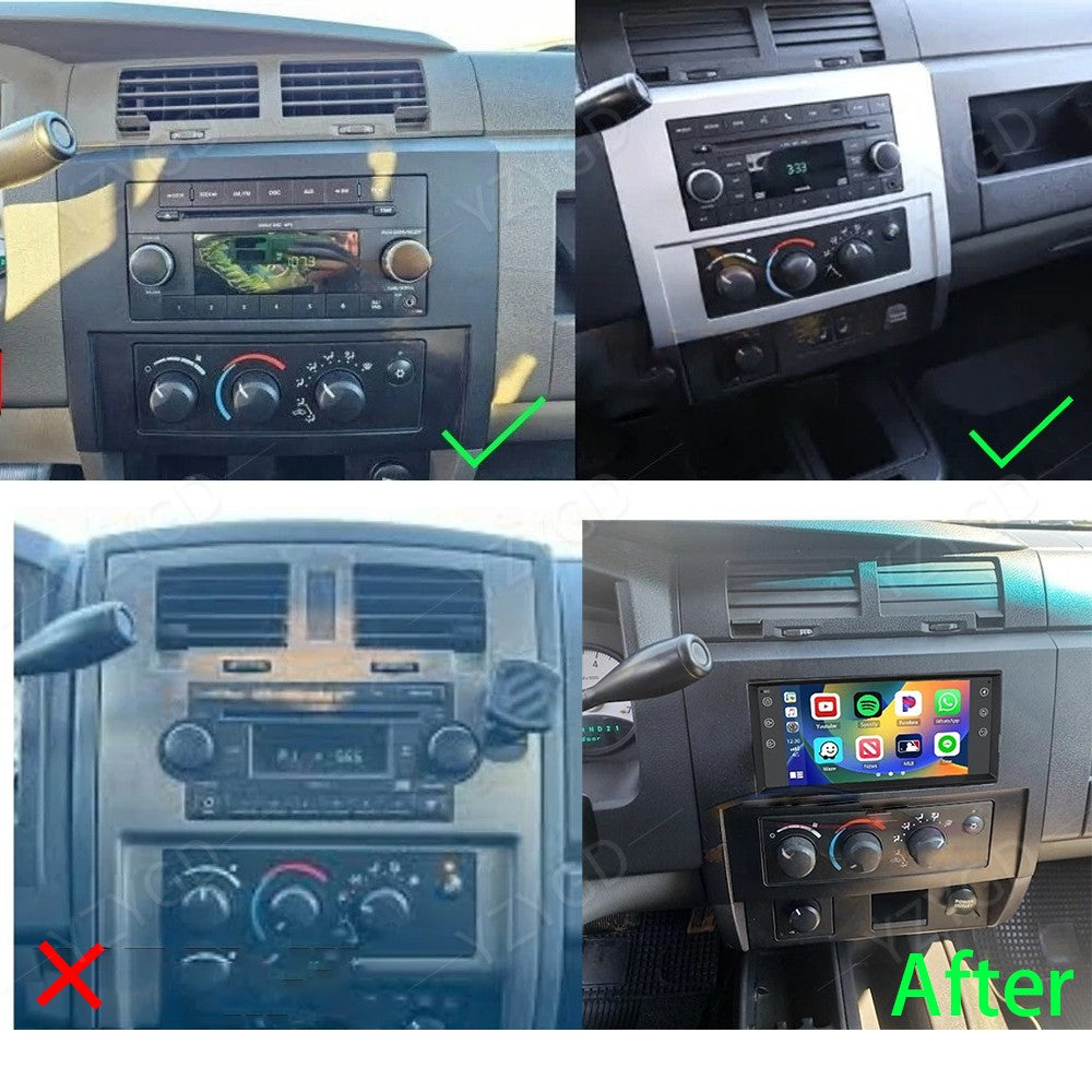 Android 14 Carplay 7for Dodge Dakota 2005-2011 Car Radio Stereo GPS Navi Wifi